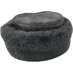 PVC Faux Fur Bandhat Skull Cap