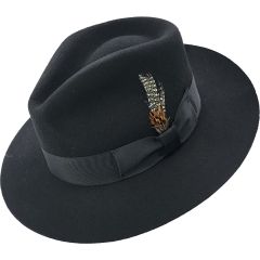 Classic Stiff Brim Fedora Hat