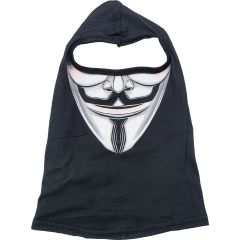 V For Vendetta Anonymous Black Balaclava (12pcs)