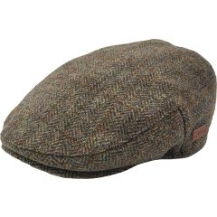 Classic Wool Multi-color Herringbone Flat Cap