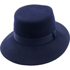 Classic Round Black Fedora Hat