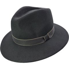 Classic Black Fedora Hat