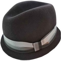 Classic Black Trilby Hat