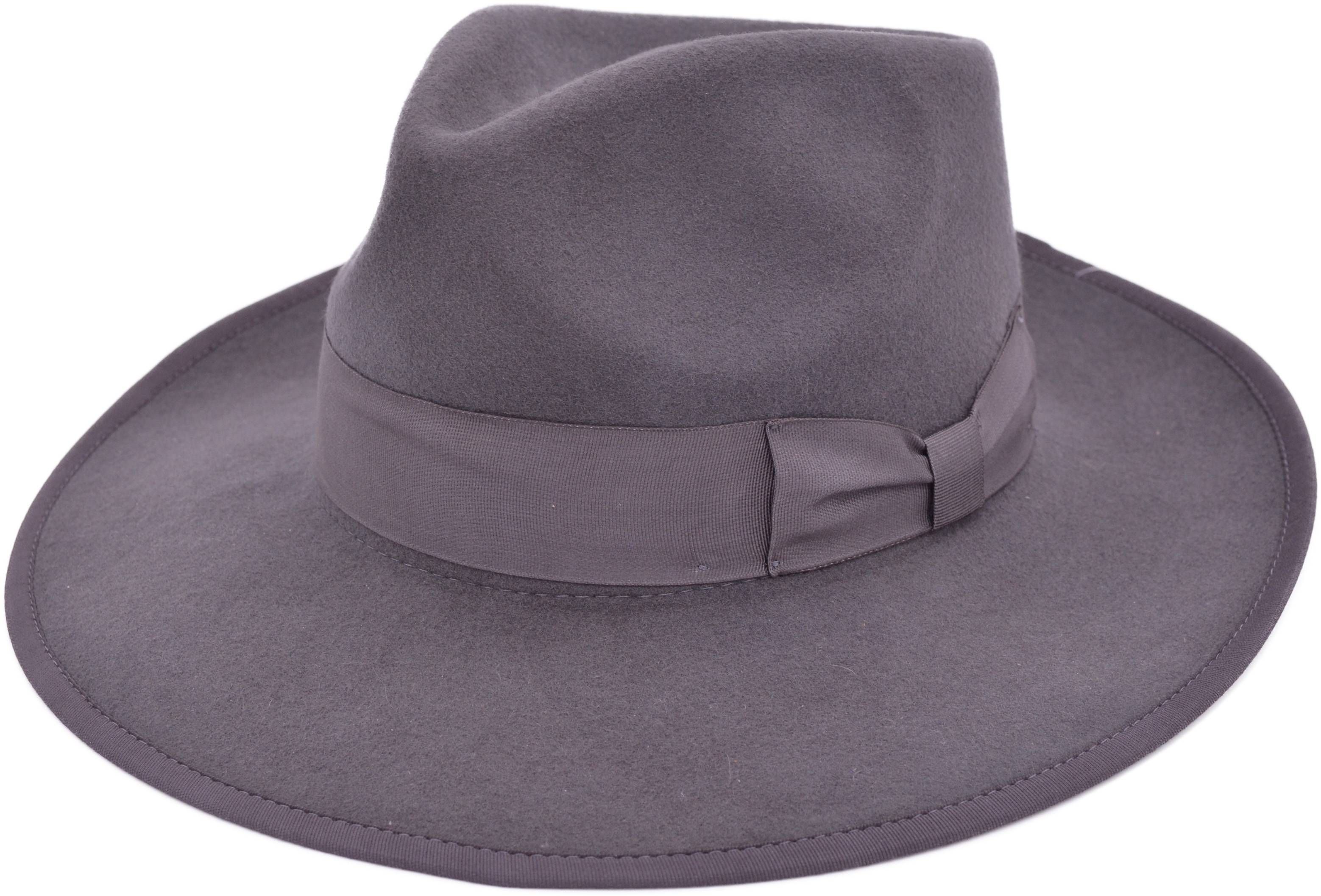 Wide Brim Wool Felt Fedora Hat | | EA