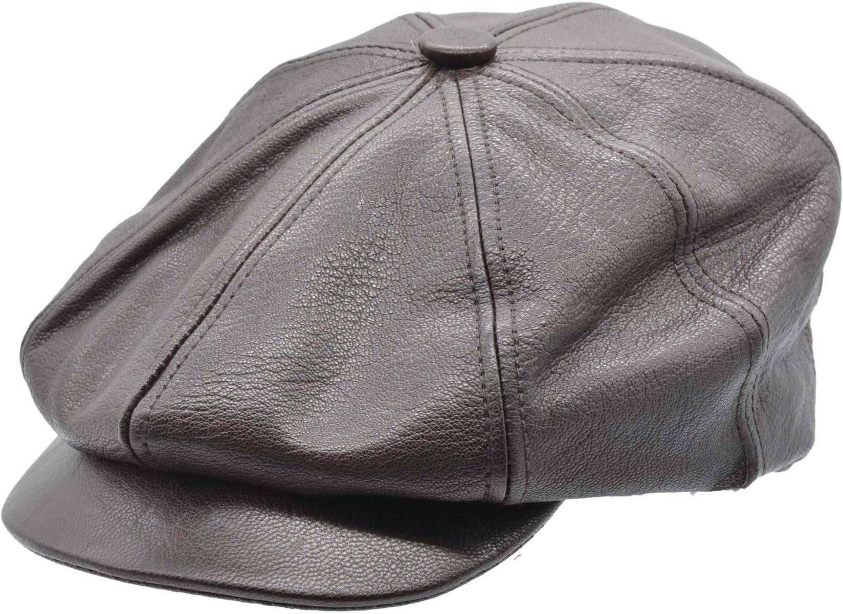 Newsboy Genuine Leather Cap
