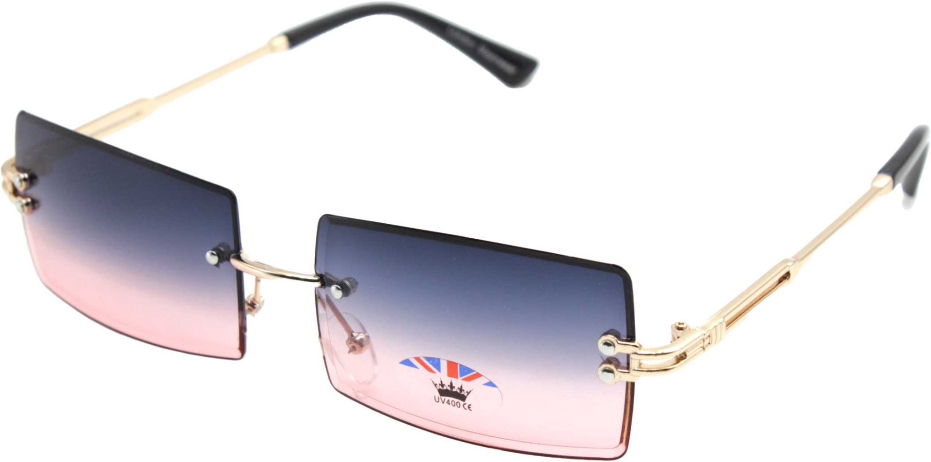 Square Rimless Shades Classic Square Rimless Sunglasses (12pcs)