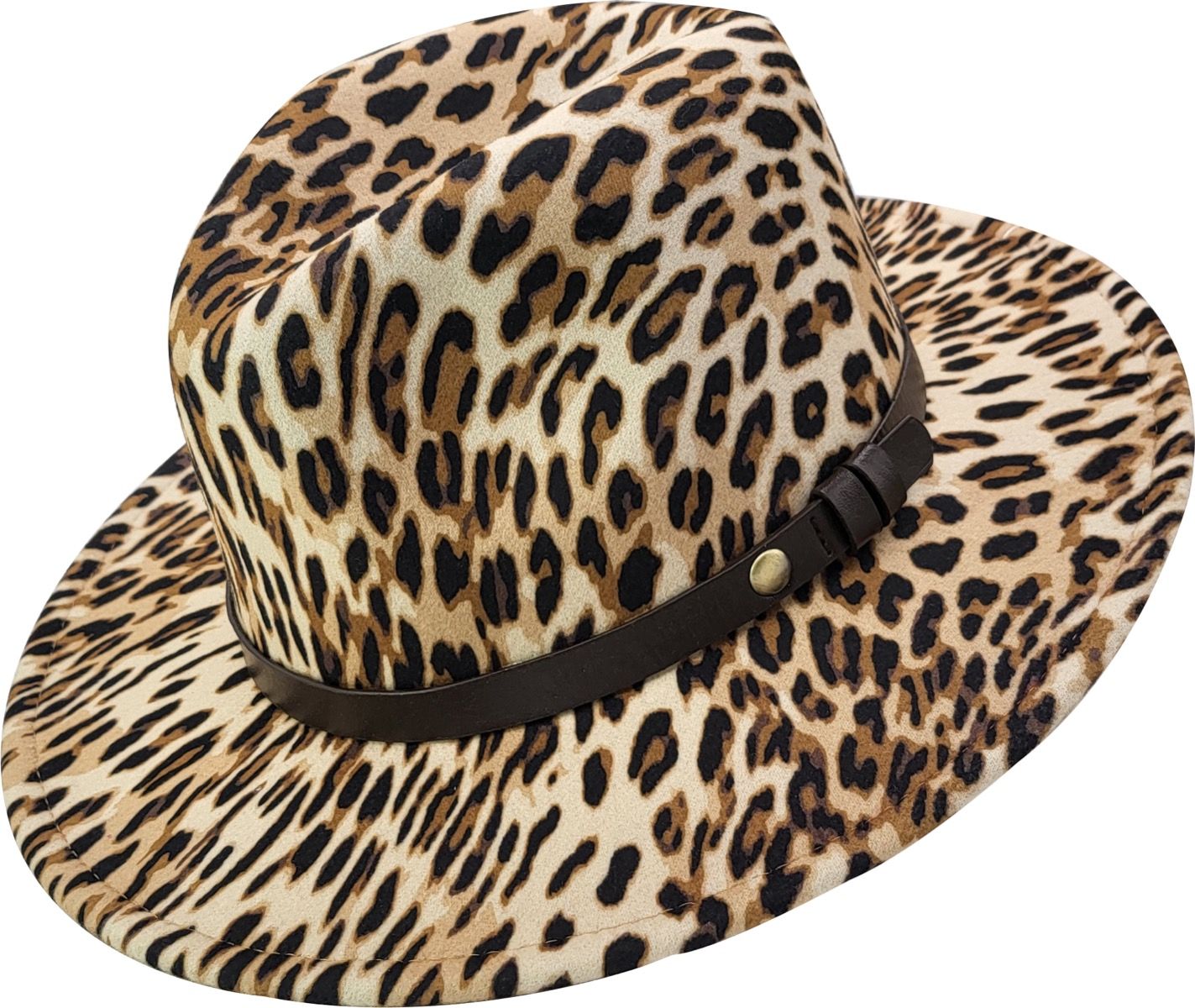 Classic Leopard Fedora Hat